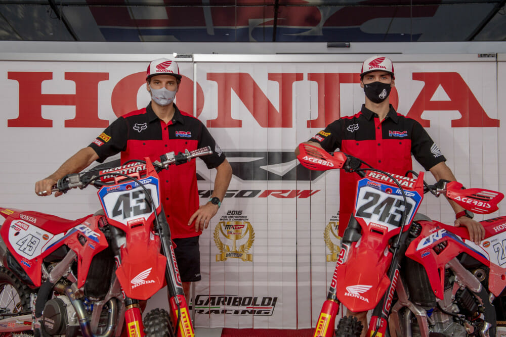 HRC Renews Contracts With Tim Gajser and Mitchell Evans