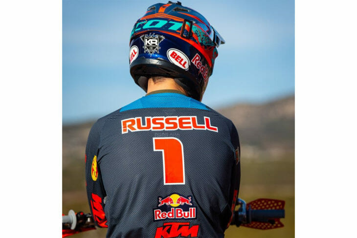 FMF KTM Factory Racing's Kailub Russell