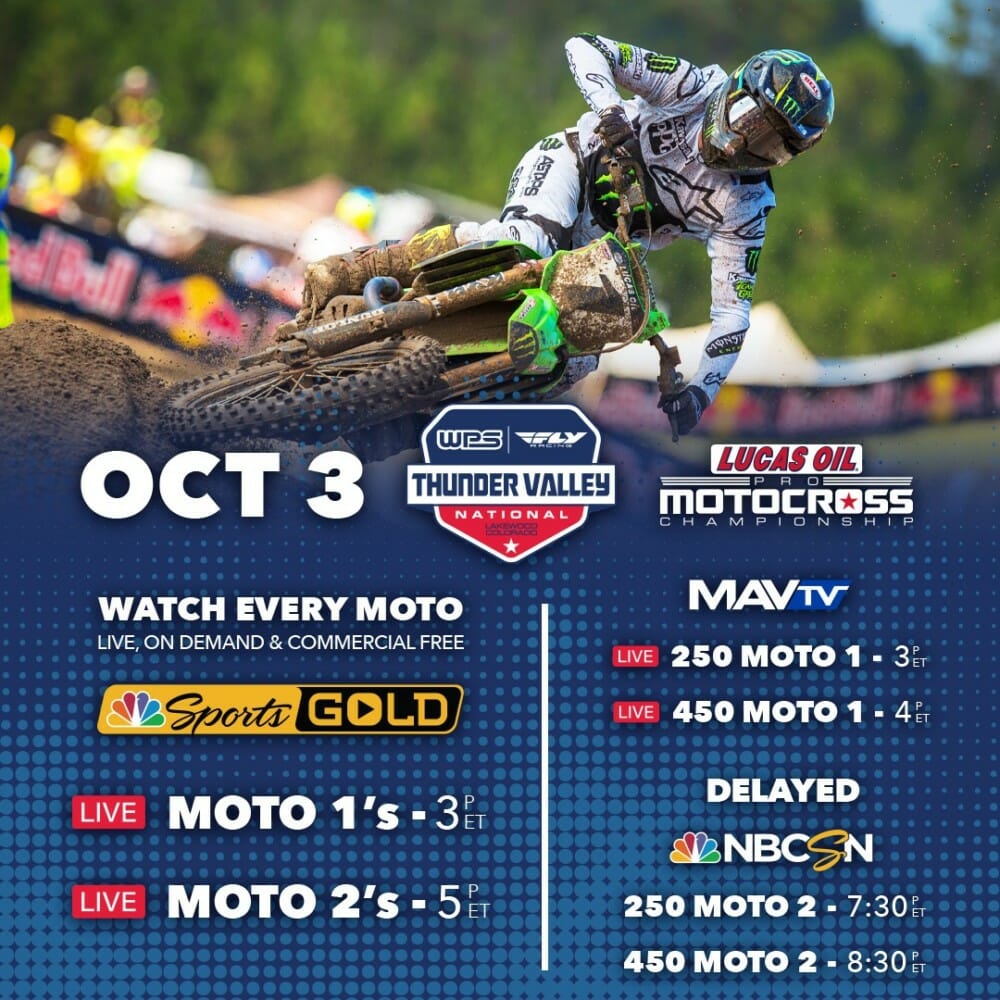 How to Watch Pro MX Thunder Valley National