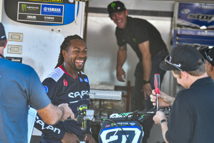 Star Racing Yamaha's Martin And Stewart In Action