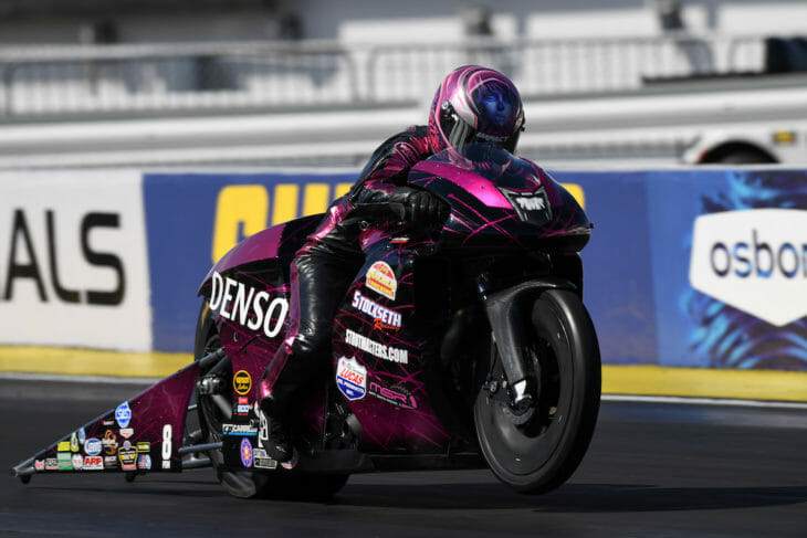 2020 Las Vegas NHRA Pro Stock Motorcycle Finals Results