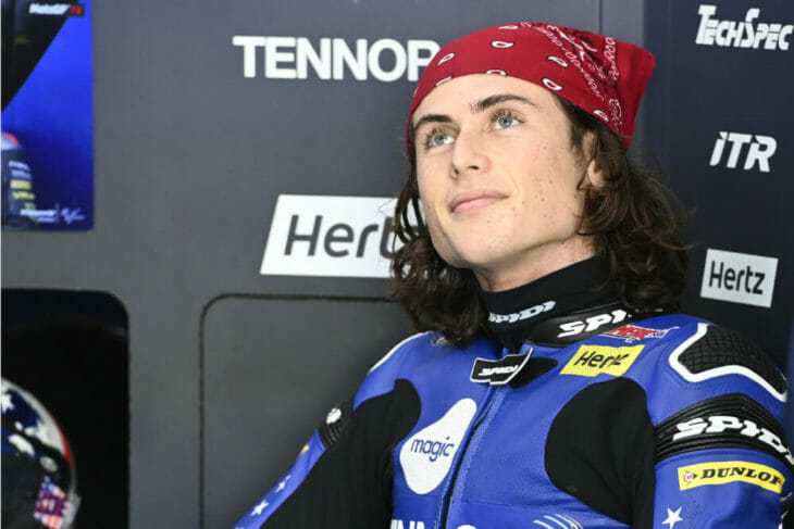 Joe Roberts MotoGP Aprilia ride Joe Roberts MotoGP Aprilia ride