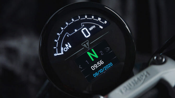 2021 Triumph Trident 660 First Look dash 2021 Triumph Trident 660 First Look dash