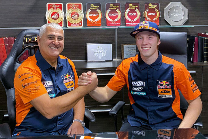 Red Bull KTM Factory Racing Signs Mattia Guadagnini for 2021 MX2