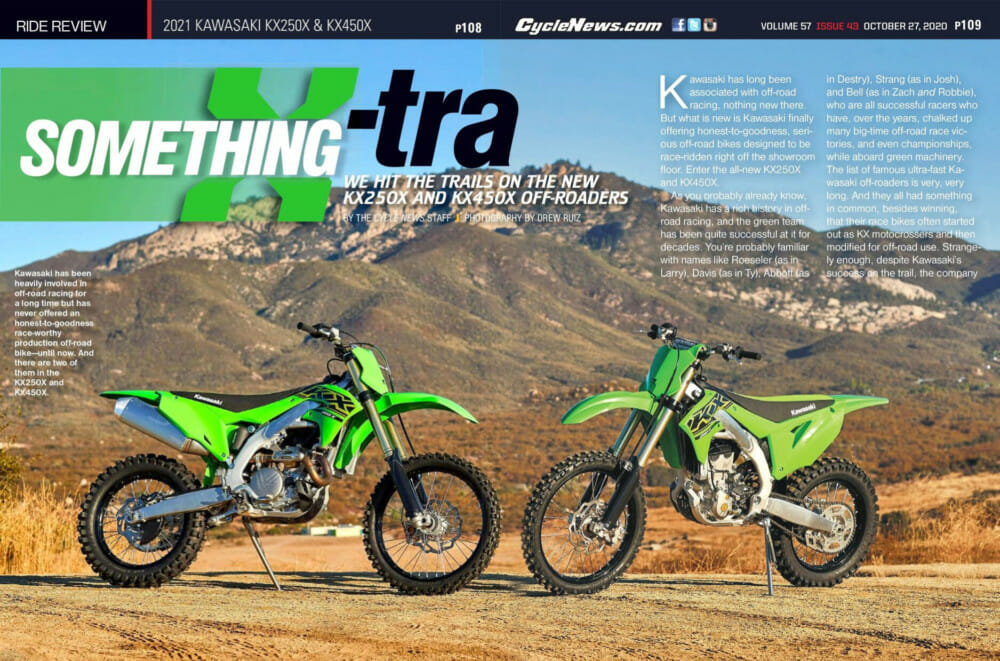 2021 Kawasaki KX250X & KX450X Review