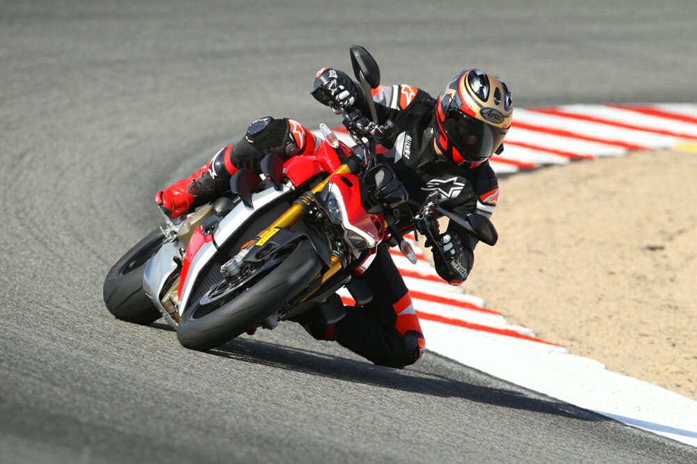 Ducati Streetfighter V4 S at Laguna Seca