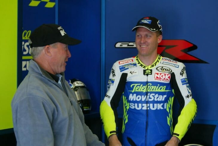 Kenny Roberts Sr. and Jr.
