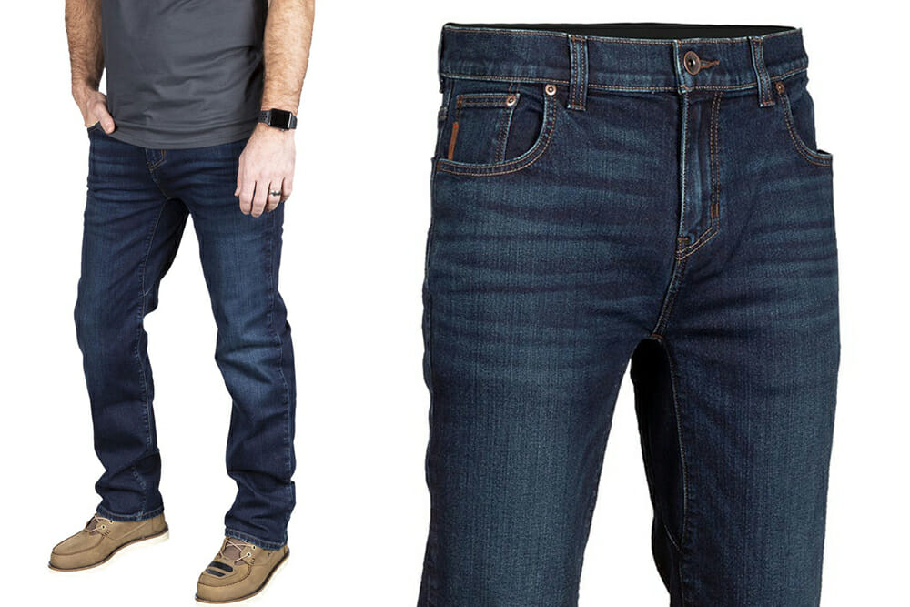 straight stretch jeans