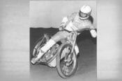 Speedway racer Steve Bast