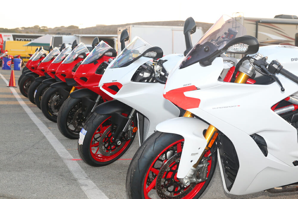 Ducati SuperSports at 2020 Ducati Revs Laguna Seca