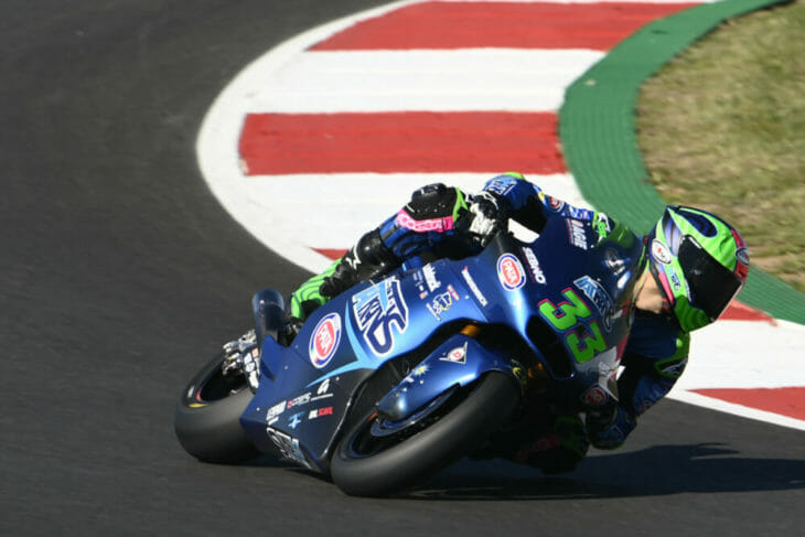 Joe Roberts Aprilia MotoGP Enea Bastianini Joe Roberts Aprilia MotoGP Enea Bastianini
