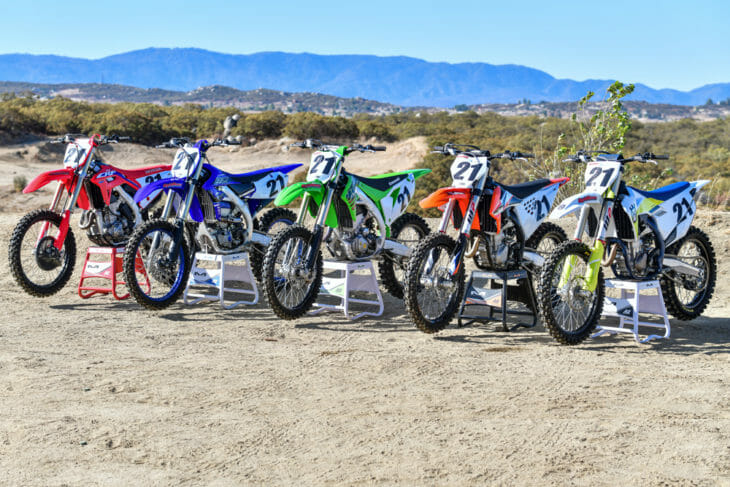 Cross-Rutted Column on Cycle News 450cc shootout