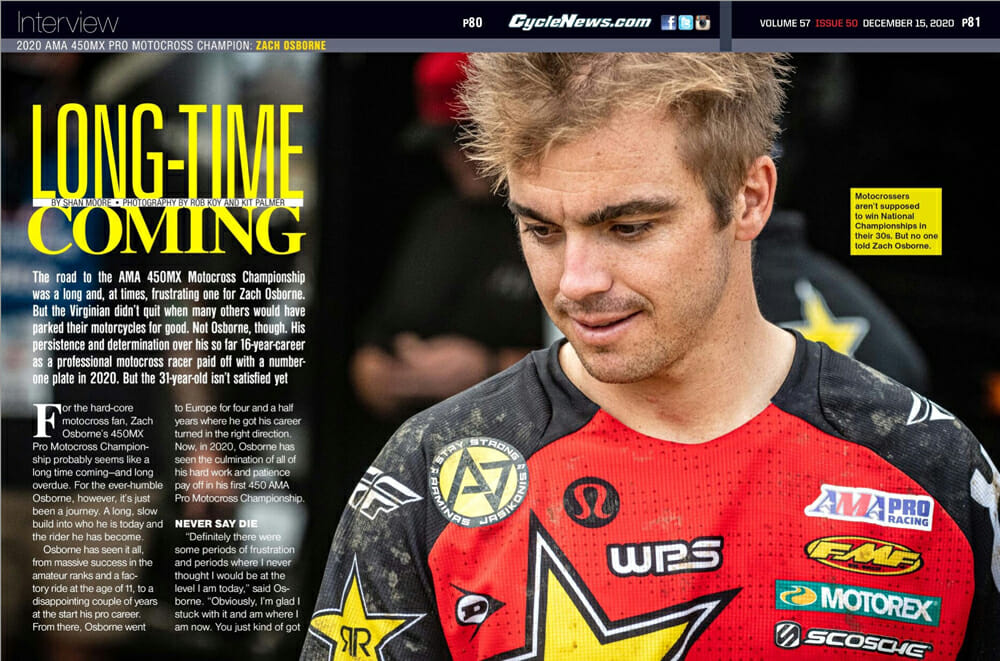 Cycle News Zach Osborne Interview