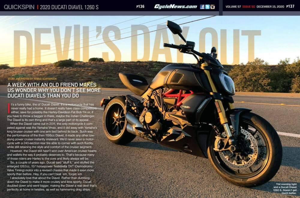 2020 Ducati Diavel 1260 S Review