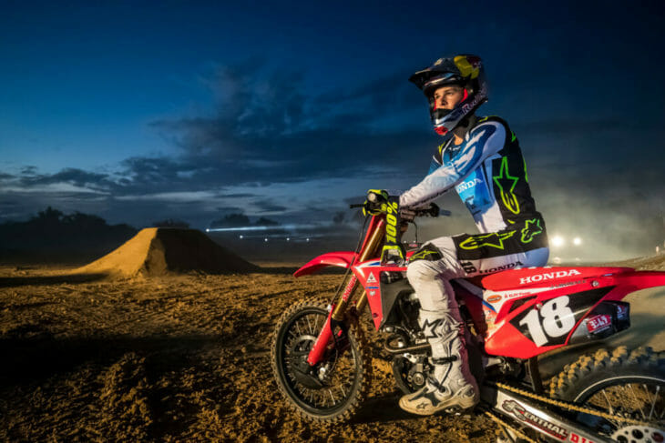 Jett Lawrence at Moto Sandbox in Groveland, Florida, USA on 23 October, 2020.