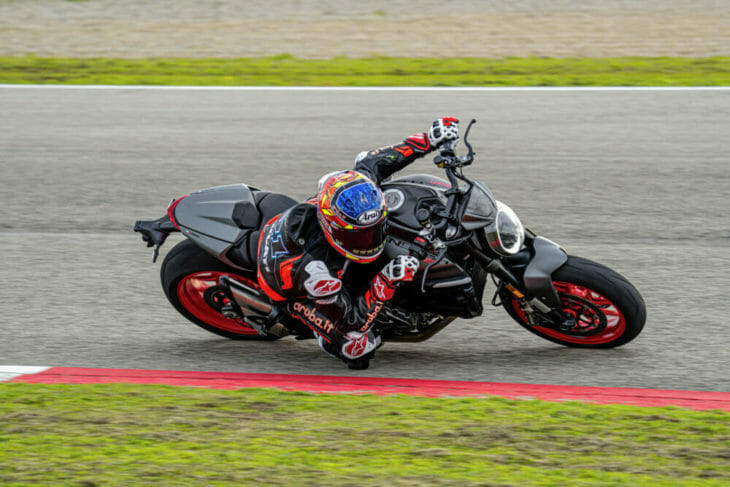 2021 Ducati Monster First Look Rinaldi corner