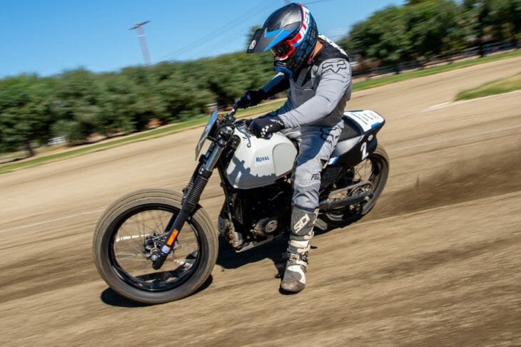 Cycle News at Royal Enfield Slide School