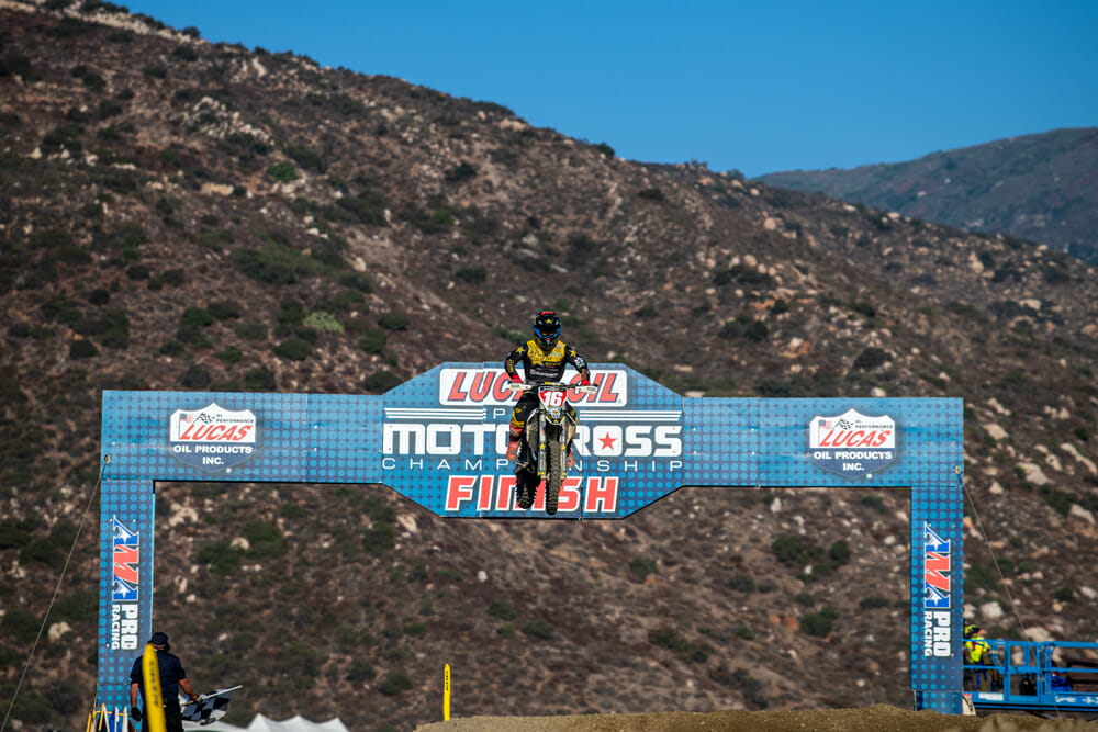Zach Osborne at 2020 Pro MX Finish Line