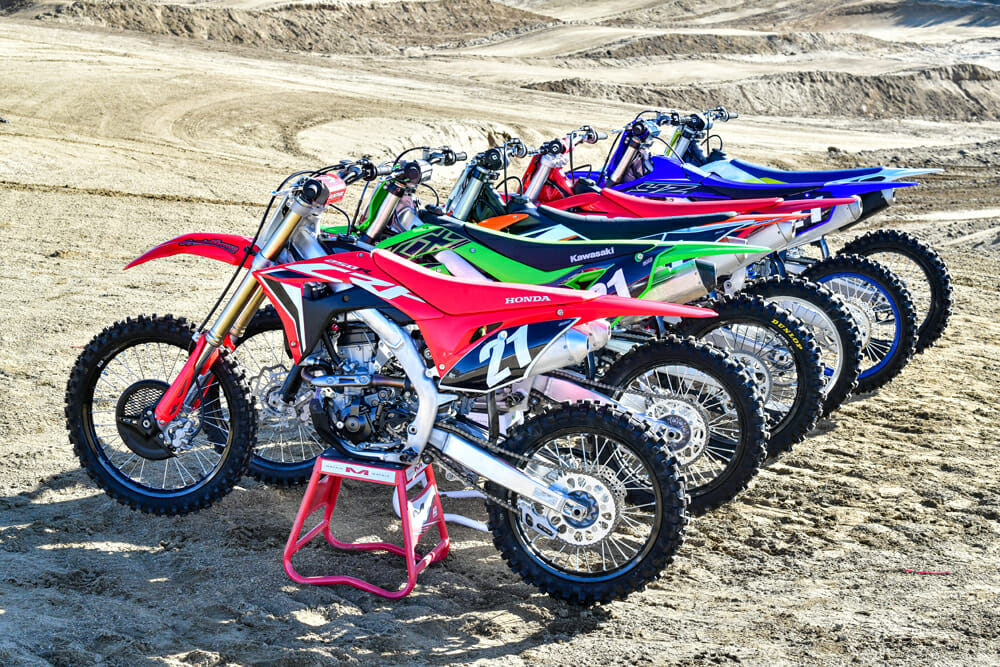 2021 250cc Four-Stroke MX Shootout - Cycle News