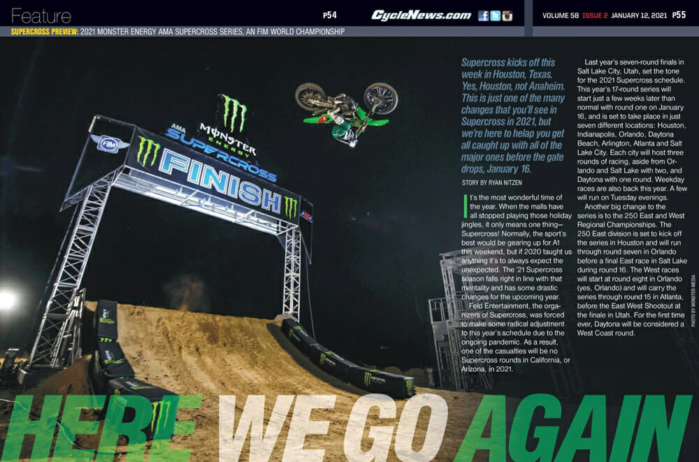 Cycle News 2021 AMA Supercross Preview
