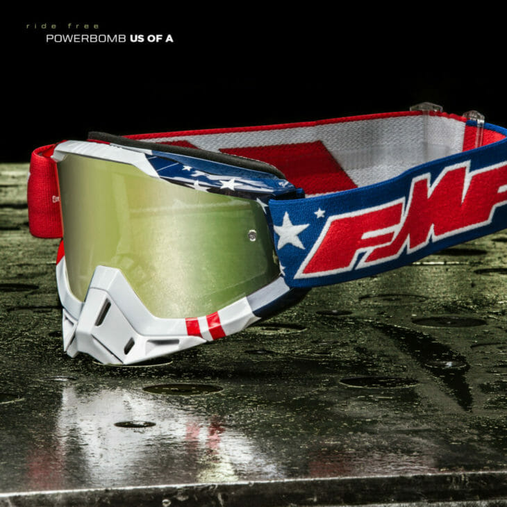 FMF Vision PowerBomb US of A goggles