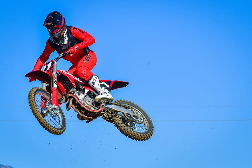 2021 GasGas MC 250F jumping