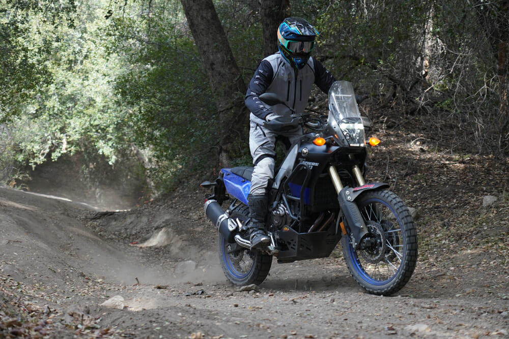 Yamaha Tenere 700 in woods
