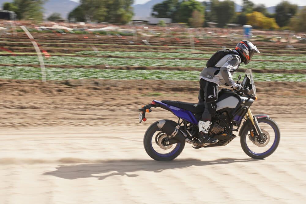 Yamaha Tenere 700 on dirt