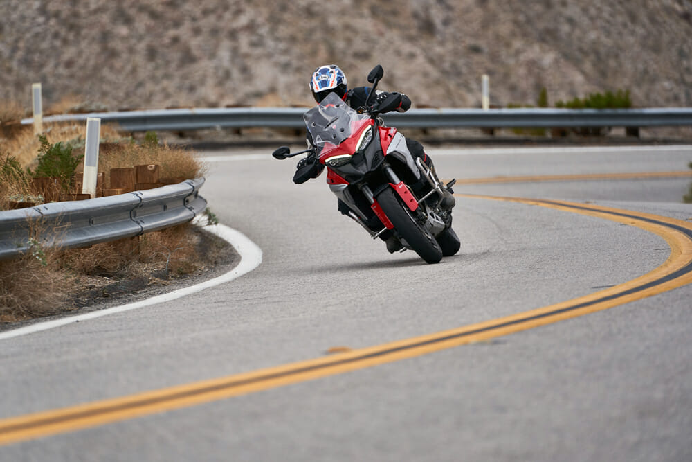 2021 Ducati Multistrada V4 S canyon ride