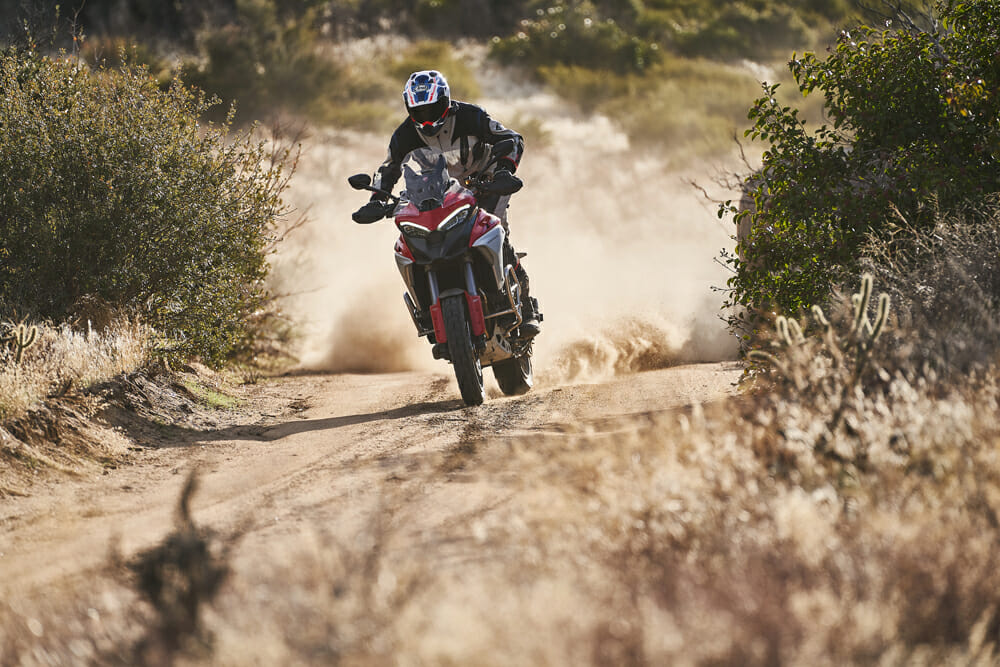 2021 Ducati Multistrada V4 S off-roading
