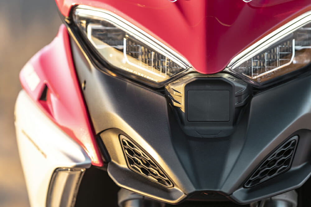 2021 Ducati Multistrada V4 S radar box
