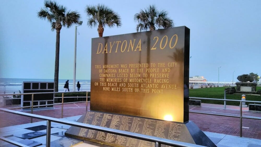 AHRMA Unveiling Daytona 200 Monument Plaque at 2021 Gathering Cycle News