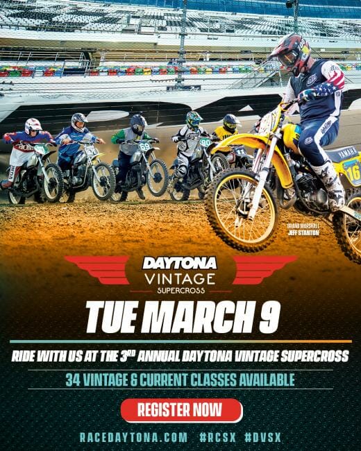 Ricky Carmichael Daytona Supercross Scheduled for March 7-9, 2021