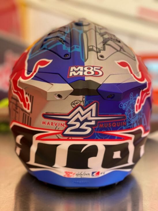Marvin Musquin Auctioning Custom Helmet to Support Charity