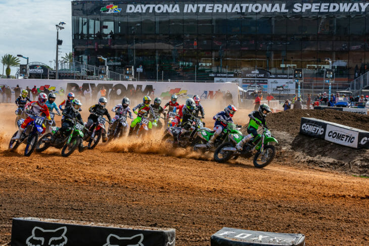 2021 Ricky Carmichael Daytona Amateur Supercross race start