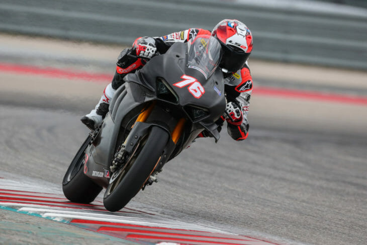Loris Baz Leads Day One Of MotoAmerica Dunlop Preseason Test