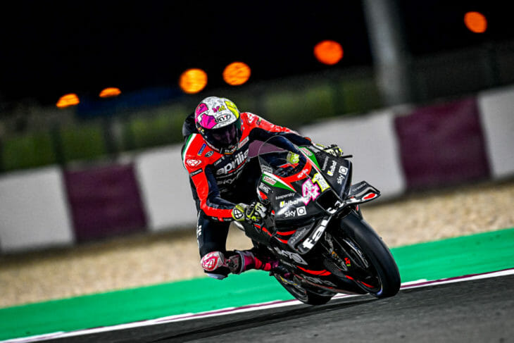 2021 Qatar MotoGP Test Results Espargaro Combined