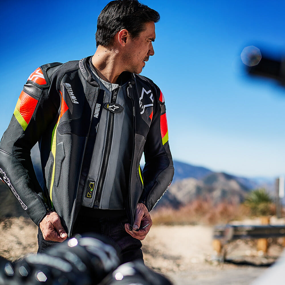 Alpinestars Tech-Air 5 under street jacket