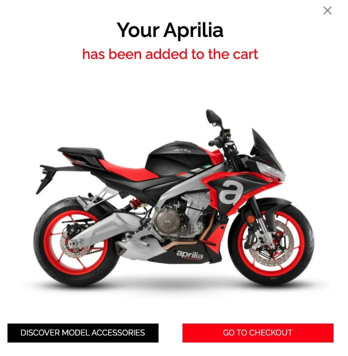 Aprilia USA Launches New E-Commerce Site