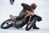 Mika Kallio Breaks Leg in Ice Racing Accident