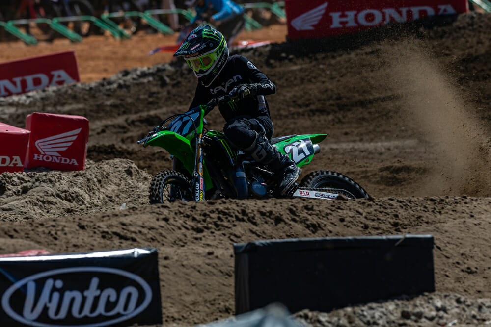 Krystian Janik at 2021 Ricky Carmichael Daytona Amateur Supercross
