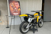 Mike Bell YZ250 and championship poster