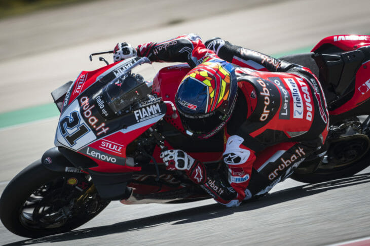 2021 Aragon WorldSBK Test Results Rinaldi