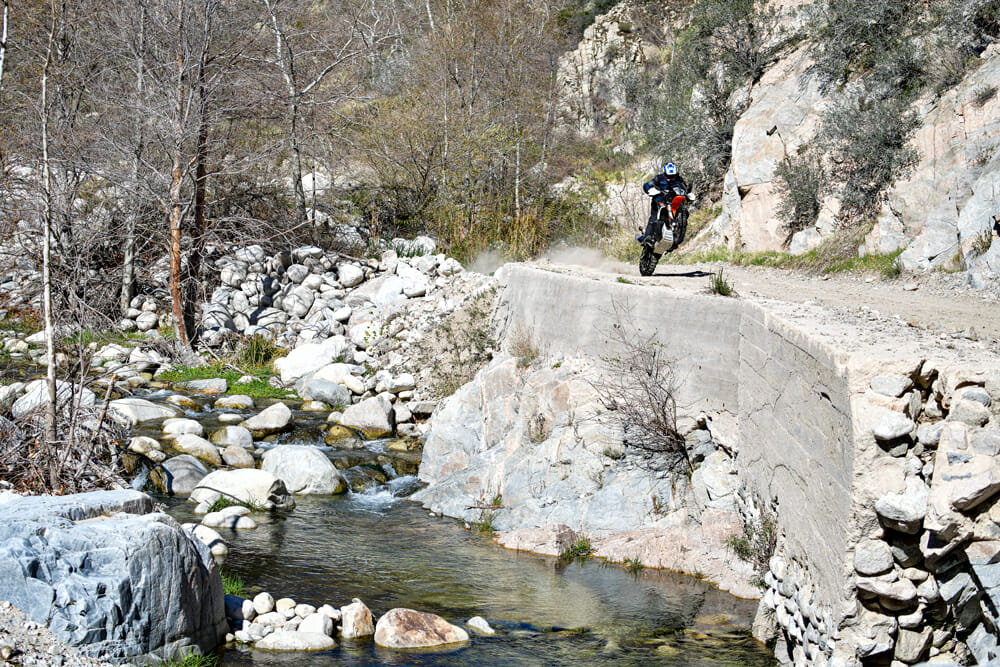 KTM 890 Adventure R wheelie