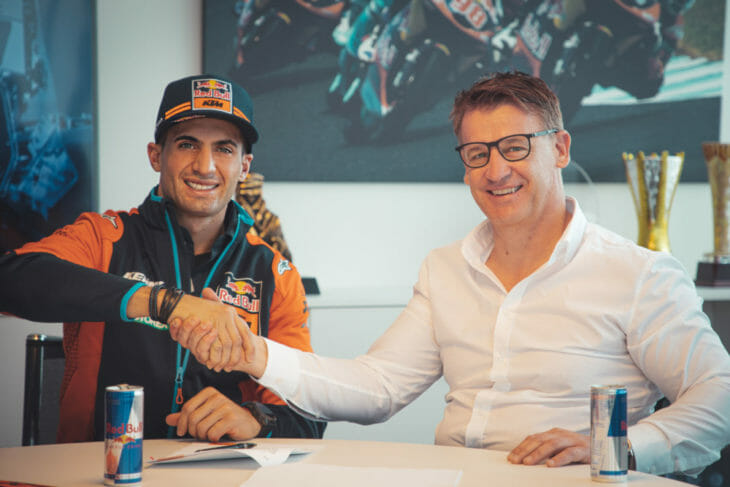 Kevin Benavides signs with Red Bull KTM Factory Racing