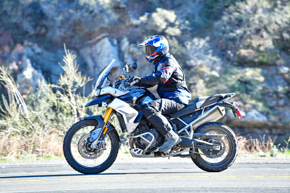 Triumph Tiger 900 Rally Pro on street