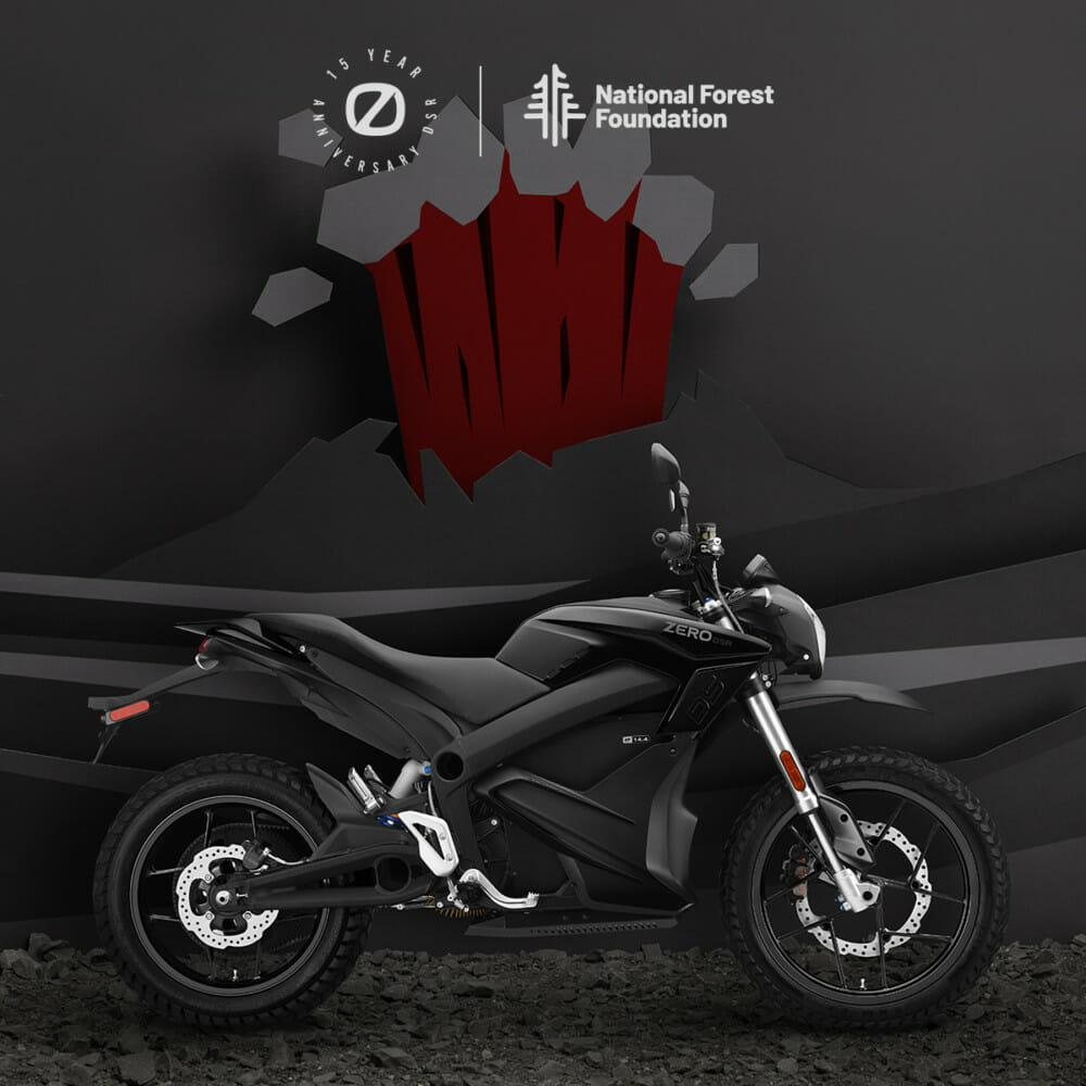 Zero Motorcycles Launches Limited-Edition DSR as Part Of 15th Anniversary Celebration