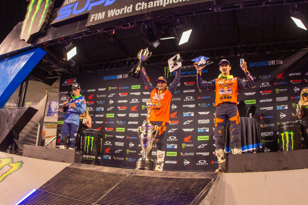 2021 Salt Lake City Round 17 450SX Podium- BrownDog Wilson