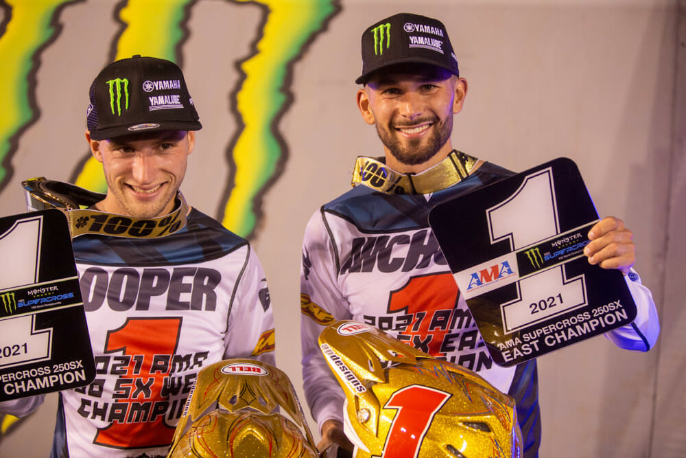 2021 Salt Lake City Round 17 Justin Cooper and Colt Nichols with number one plates - BrownDog Wilson