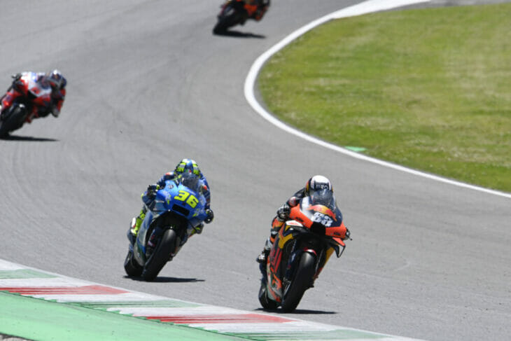 2021 Italian MotoGP track warnings